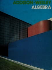 Tapa de Addison-Wesley Algebra