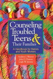 Tapa de Counseling troubled teens and their families