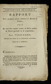 Tapa de Rapport sur quelques pie ces relatives a Barras et Fre ron, fait au nom des Comite s re unis, de salut public, de su rete ge ne rale & de le gislation