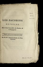Tapa de Les Jacobins de voile s