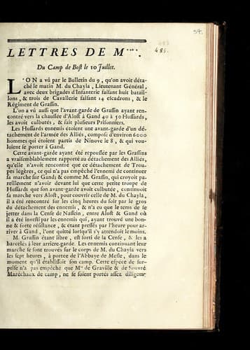 Tapa de Lettres de M****