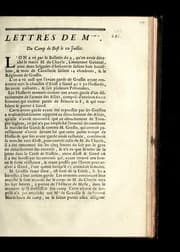 Tapa de Lettres de M****