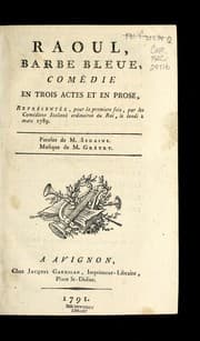 Tapa de Raoul, Barbe Bleue