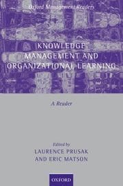 Tapa de Knowledge management and organizational learning