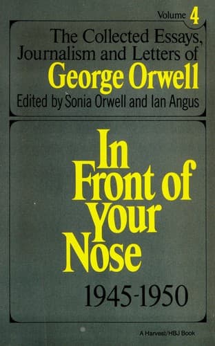 Tapa de Collect Essay Orwell