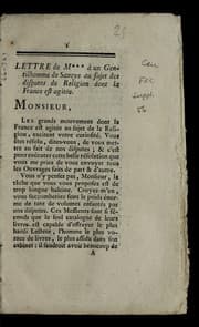 Tapa de Lettre