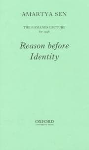 Tapa de Reason before identity