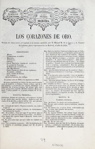 Tapa de Los corazones de oro