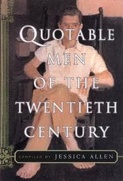 Tapa de Quotable men of the twentieth century