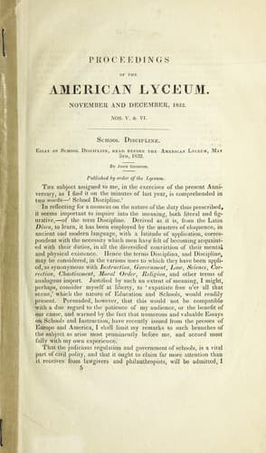 Tapa de School discipline