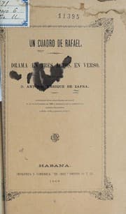 Tapa de Un cuadro de Rafael