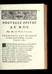 Tapa de Nouvelle epitre au roi ...