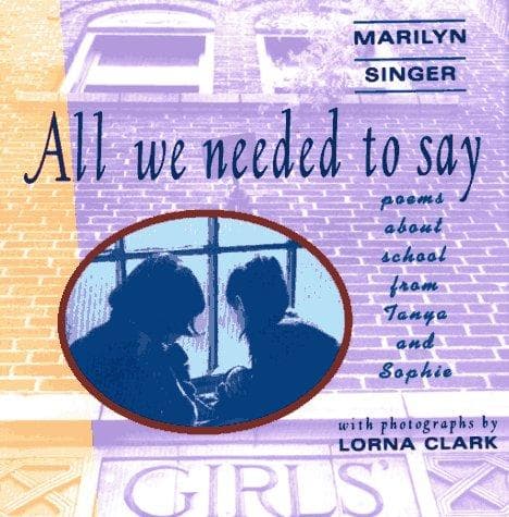 Tapa de All we needed to say