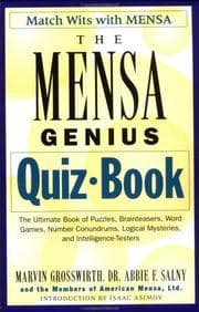 Tapa de The Mensa genius quiz book