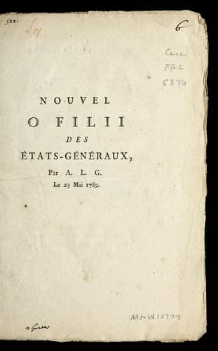 Tapa de Nouvel O Filii des E tats-ge ne raux