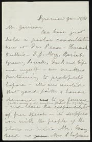 Tapa de [Letter to] Mr. Garrison