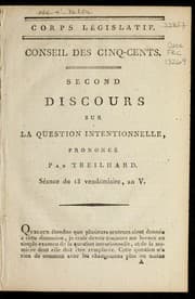Tapa de Second discours sur la question intentionnelle
