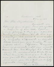 Tapa de [Letter to] Mr. Wm Lloyd Garrison, Honorable Sir