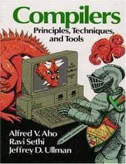 Tapa de Compilers, principles, techniques, and tools