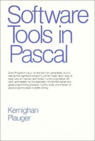 Tapa de Software tools in Pascal