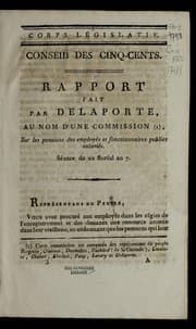 Tapa de Rapport fait par Delaporte, au nom d'une commission, sur les pensions des employe s et fonctionnaires publics salarie s