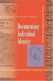 Tapa de Documenting Individual Identity