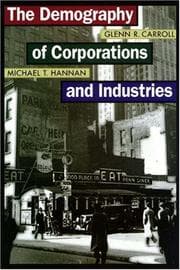 Tapa de The demography of corporations and industries