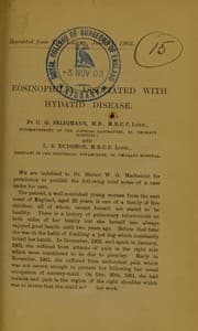 Tapa de Eosinophilia associated with hydatid disease