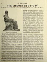 Tapa de The Lincoln life story