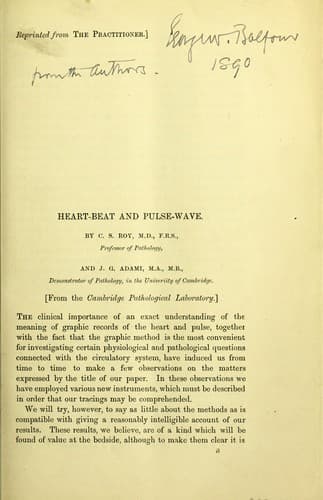 Tapa de Heart-beat and pulse-wave