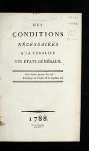Tapa de Des conditions ne cessaires a   la le galite  des E tats-ge ne raux