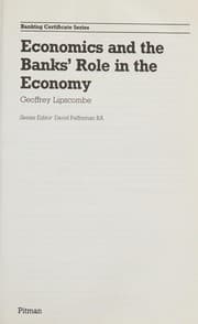 Tapa de Economics and the Banks' Role in the Economy