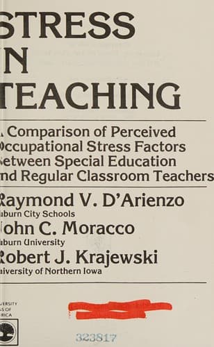 Tapa de Stress in teaching
