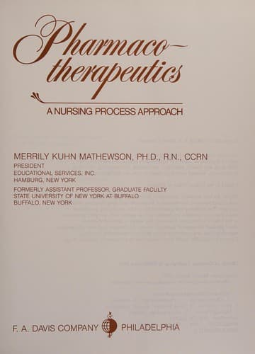 Tapa de Pharmacotherapeutics