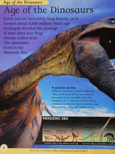 Tapa de Dinosaur Encyclopedia