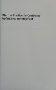 Tapa de Effective practices in continuing professional development