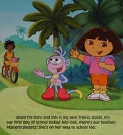 Tapa de Dora Goes to School