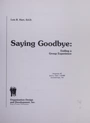 Tapa de Saying goodbye