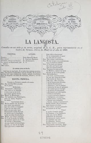 Tapa de La langosta