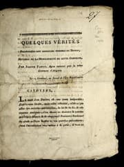 Tapa de Quelques ve rite s prononce es aux honneurs funebre de Dumas, notable de la municipalite  de cette commune
