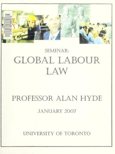 Tapa de Seminar - global labour law