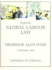 Tapa de Seminar - global labour law