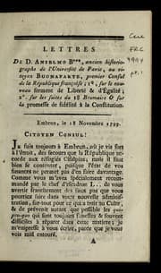 Tapa de Lettres