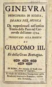 Tapa de Ginevra principessa di Scozia