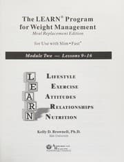 Tapa de The LEARN program for weight management