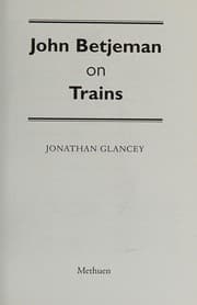 Tapa de John Betjeman on trains