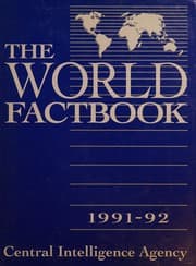 Tapa de The world factbook 1991-92