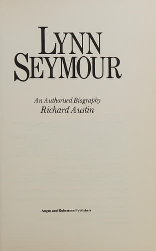 Tapa de Lynn Seymour