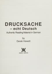 Tapa de Drucksache echt Deutsch