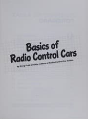Tapa de Basics of radio control cars
